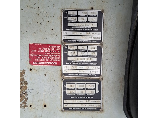 Elektrische heftruck, komatsu, fb20-3, grijs, 1990 - afbeelding 26 van  40