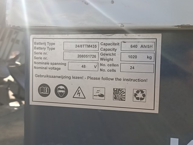 Elektrische heftruck, komatsu, fb25, 1993 - afbeelding 2 van  24