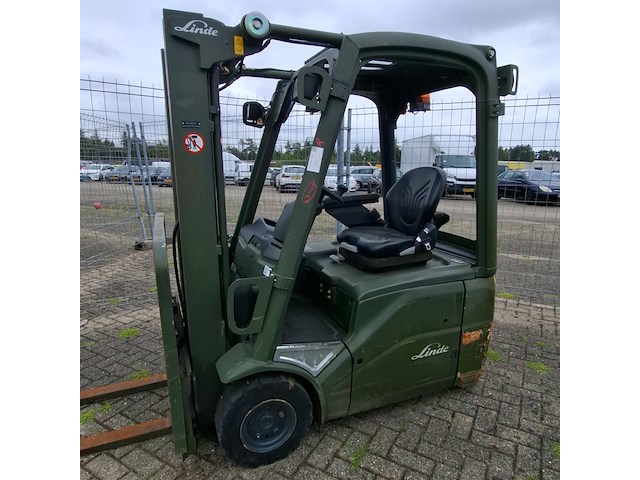 Elektrische heftruck, linde, e14, 2008 - afbeelding 4 van  29