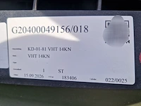 Elektrische heftruck, linde, e14, 2008 - afbeelding 16 van  24