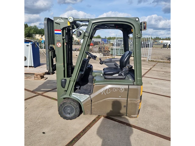 Elektrische heftruck, linde, e14, 2008 - afbeelding 12 van  24