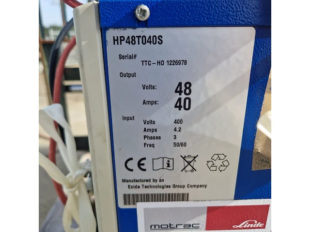 Elektrische heftruck, linde, e14, 2008 - afbeelding 23 van  24