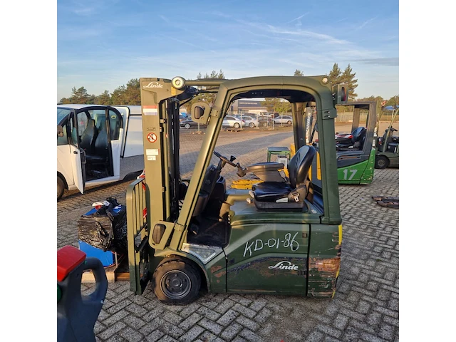 Elektrische heftruck, linde, e14, 2008 - afbeelding 12 van  26