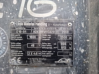 Elektrische heftruck, linde, e16-01, 2008 - afbeelding 2 van  23