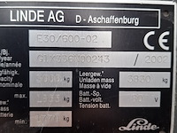 Elektrische heftruck, linde, e30/600-02, 2002 - afbeelding 2 van  25
