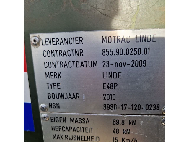 Elektrische heftruck, linde, e48p, 2010 - afbeelding 4 van  37