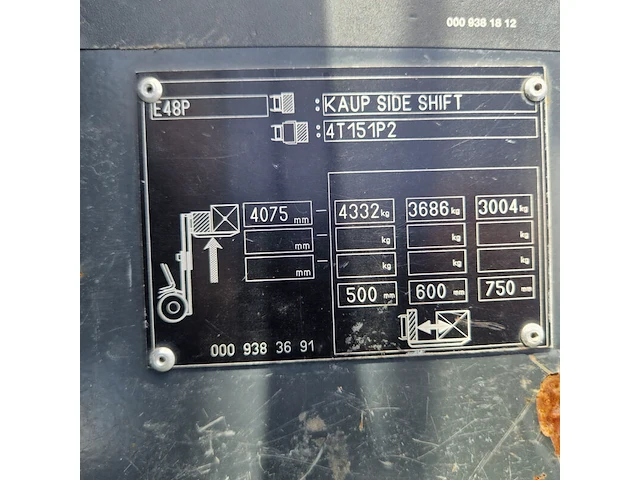 Elektrische heftruck, linde, e48p, 2010 - afbeelding 26 van  37
