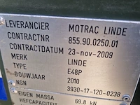 Elektrische heftruck, linde, e48p, 2010 - afbeelding 5 van  34