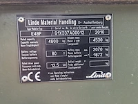 Elektrische heftruck, linde, e48p, 2010 - afbeelding 7 van  34
