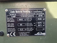 Elektrische heftruck, linde, e48p, 2010 - afbeelding 15 van  40