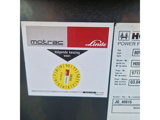 Elektrische heftruck, linde, e48p, 2010 - afbeelding 22 van  40