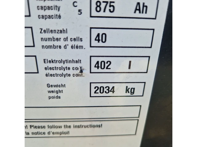 Elektrische heftruck, linde, e48p, 2010 - afbeelding 27 van  40