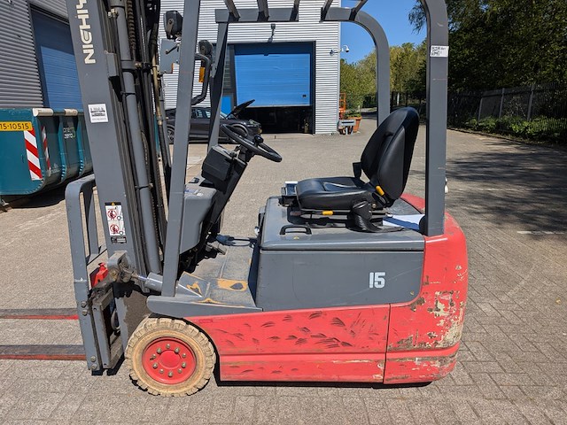 Elektrische heftruck, nichiyu, fbt15pn-60bc-470msf, 1998 - afbeelding 2 van  27