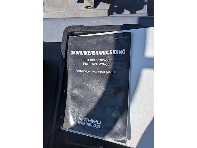 Elektrische heftruck, nichiyu, fbt15pn-60bc-470msf, 1998 - afbeelding 17 van  27