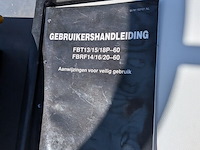 Elektrische heftruck, nichiyu, fbt15pn-60bc-470msf, 1998 - afbeelding 17 van  27