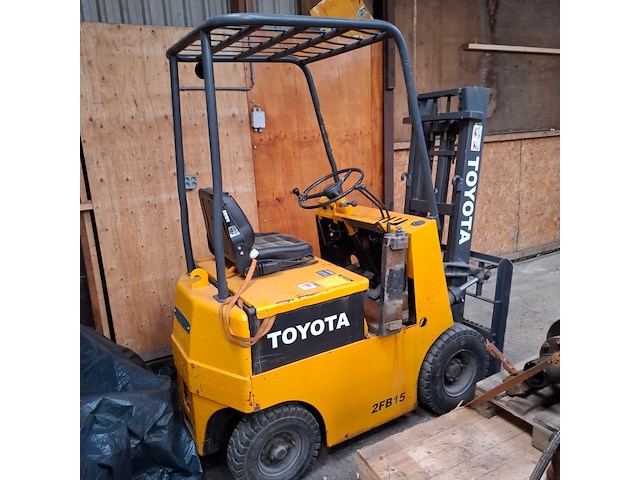 Elektrische heftruck, toyota, 2fb15 - afbeelding 1 van  11