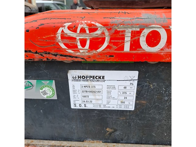 Elektrische heftruck, toyota, 5fbe13, 2004 - afbeelding 11 van  19