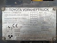 Elektrische heftruck, toyota, 7fbef15, 2008 - afbeelding 4 van  18