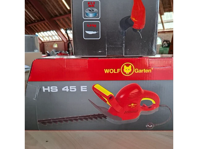 Elektrische heggenschaar met kantentrimmer wolf garten, hs45e | lycos e/280t - afbeelding 4 van  7