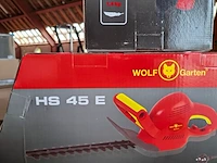 Elektrische heggenschaar met kantentrimmer wolf garten, hs45e | lycos e/280t - afbeelding 2 van  7