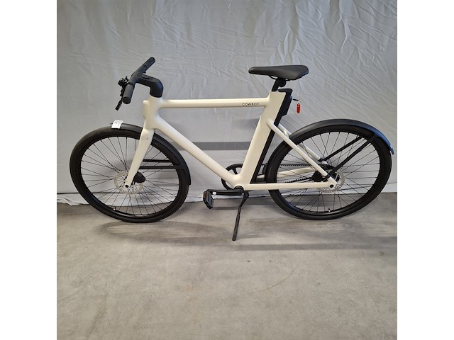 Elektrische herenfiets, cowboy, classic, wit - afbeelding 2 van  17
