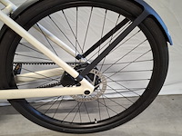 Elektrische herenfiets, cowboy, classic, wit - afbeelding 3 van  17
