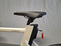 Elektrische herenfiets, cowboy, classic, wit - afbeelding 4 van  17