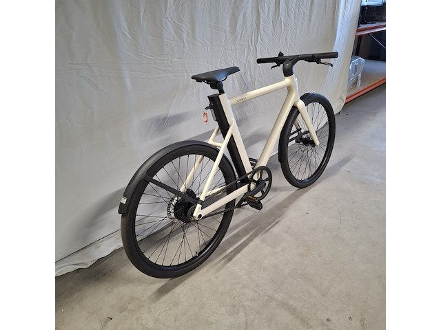 Elektrische herenfiets, cowboy, classic, wit - afbeelding 10 van  17