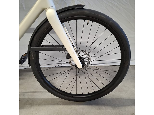 Elektrische herenfiets, cowboy, classic, wit - afbeelding 12 van  17