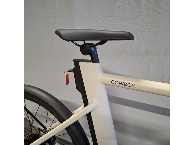 Elektrische herenfiets, cowboy, classic, wit - afbeelding 15 van  17
