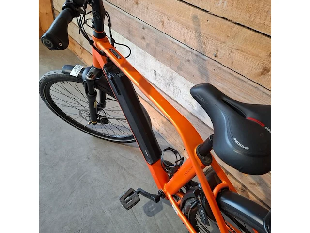 Elektrische herenfiets, qwic, rd11 performance, oranje - afbeelding 4 van  14