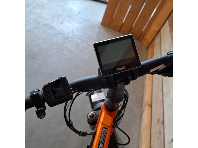 Elektrische herenfiets, qwic, rd11 performance, oranje - afbeelding 6 van  14