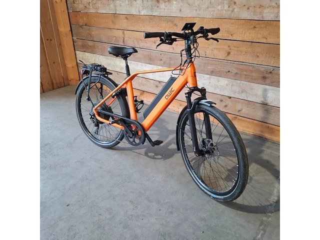 Elektrische herenfiets, qwic, rd11 performance, oranje - afbeelding 7 van  14