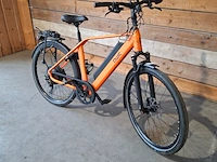 Elektrische herenfiets, qwic, rd11 performance, oranje - afbeelding 7 van  14