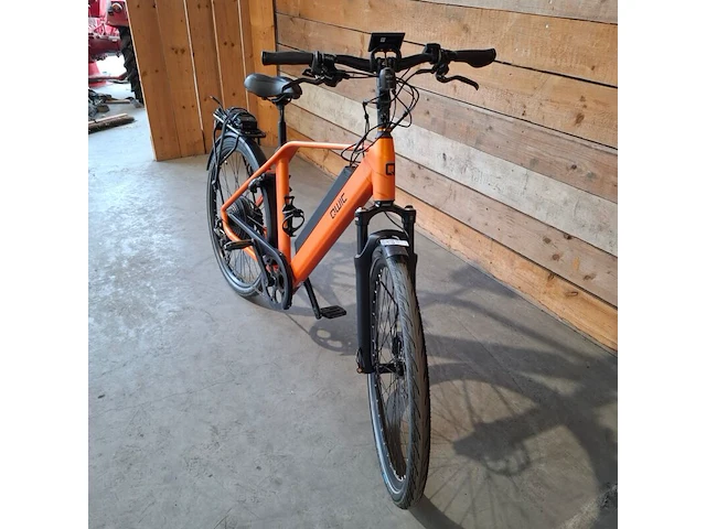 Elektrische herenfiets, qwic, rd11 performance, oranje - afbeelding 8 van  14