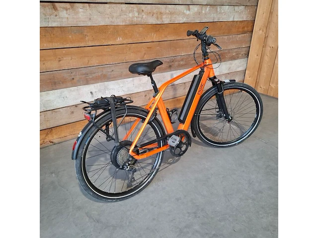 Elektrische herenfiets, qwic, rd11 performance, oranje - afbeelding 9 van  14