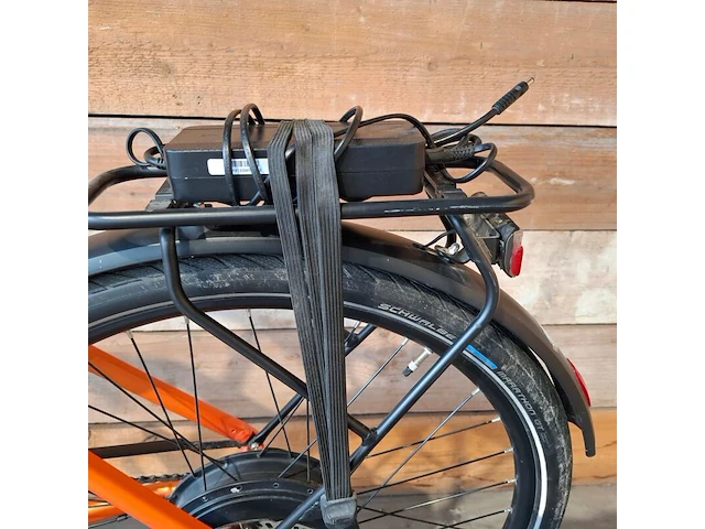 Elektrische herenfiets, qwic, rd11 performance, oranje - afbeelding 12 van  14