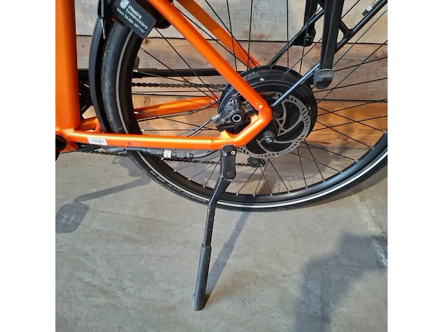 Elektrische herenfiets, qwic, rd11 performance, oranje - afbeelding 13 van  14