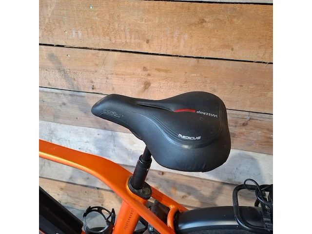 Elektrische herenfiets, qwic, rd11 performance, oranje - afbeelding 14 van  14