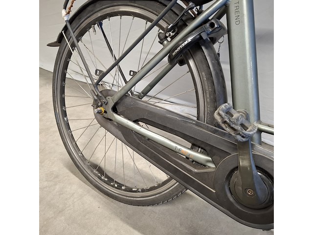 Elektrische herenfiets, qwic, trend, grijs - afbeelding 3 van  23