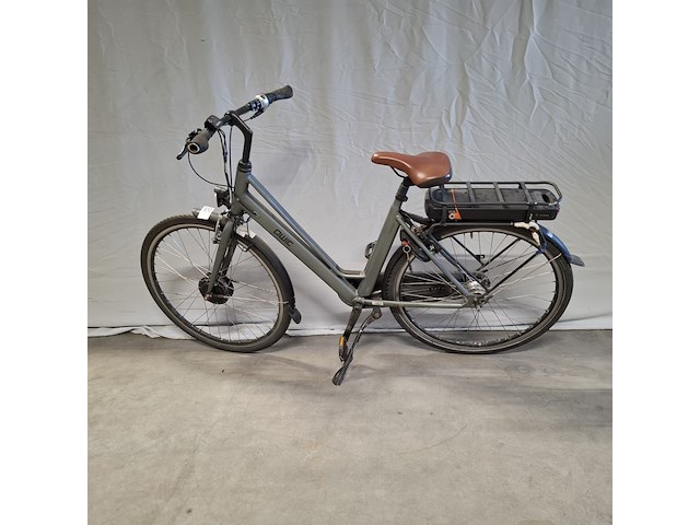 Elektrische herenfiets, qwic, trend, grijs - afbeelding 7 van  23