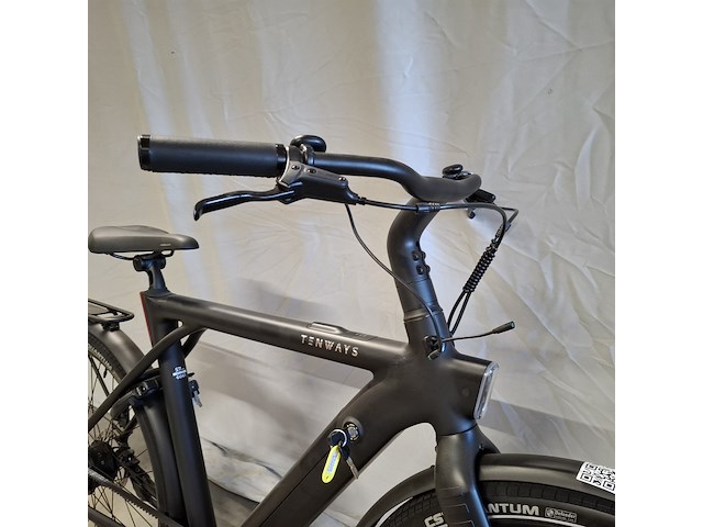 Elektrische herenfiets, tenways, cgo009, zwart - afbeelding 21 van  24