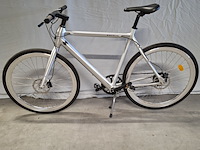 Elektrische herenfiets, watt brooklyn, zilver / zwart - afbeelding 4 van  21
