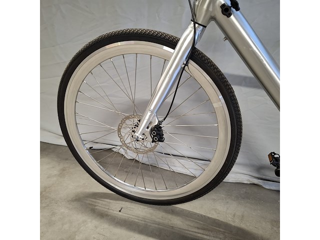 Elektrische herenfiets, watt brooklyn, zilver / zwart - afbeelding 9 van  21
