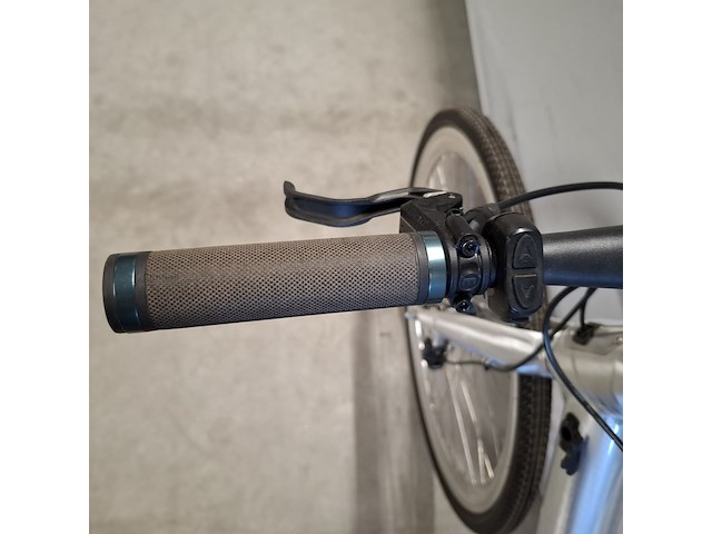 Elektrische herenfiets, watt brooklyn, zilver / zwart - afbeelding 11 van  21