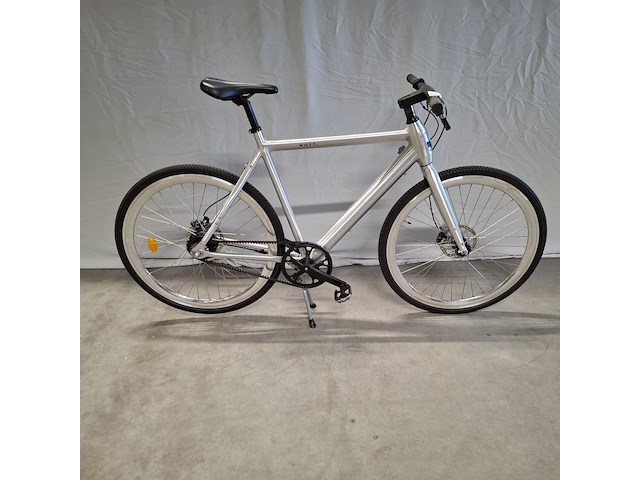 Elektrische herenfiets, watt brooklyn, zilver / zwart - afbeelding 1 van  21