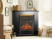 Elektrische hoekkachel - 2000 watt - zwart - afbeelding 2 van  8