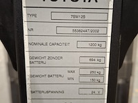 Elektrische hydraulische stapelaar toyota, 7sm12s - afbeelding 8 van  12