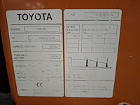 Elektrische hydraulische stapelaar toyota, 7sm12s - afbeelding 11 van  12