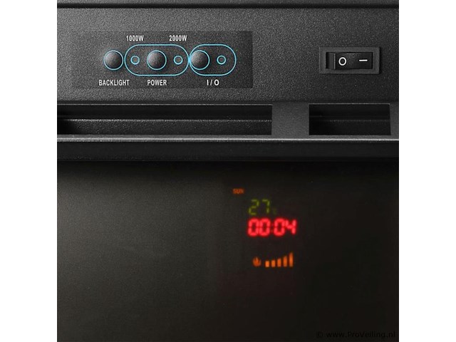 Elektrische kachel - rechthoekig - 2000 watt - wit - afbeelding 3 van  11